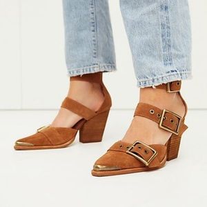 Jeffrey Campbell x Free People Blue Hendrix Heels